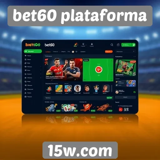 Análise da interface do usuário da bet60 plataforma